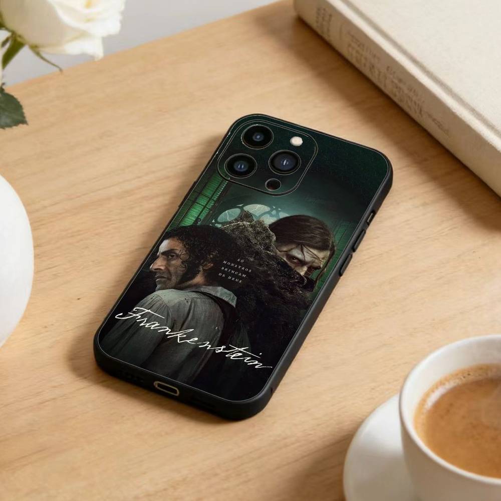Франкенштейн-Существо Гильермо дель Торо Чехол для телефона для iPhone 16,15,14,13,12,17,Pro Max,Plus Силиконовый Черный чехол