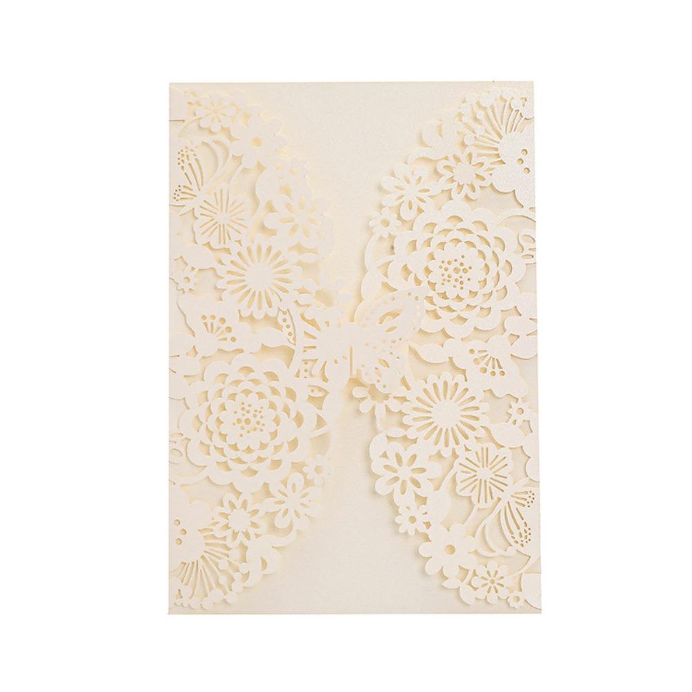 50pcs Decorative 3D Invitation Card Hollow Out Hollow Out Invitation Cards  Graduation