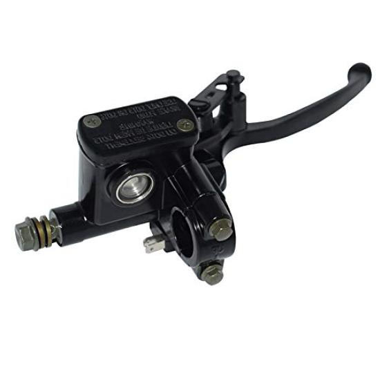 22mm Left Hydraulic Brake Master Cylinder with Handle Lever for and 150cc and UTVs with Parking 7/8" 50cc, 70cc, 90cc, 110cc, 125cc, Quads, 4-Wheel