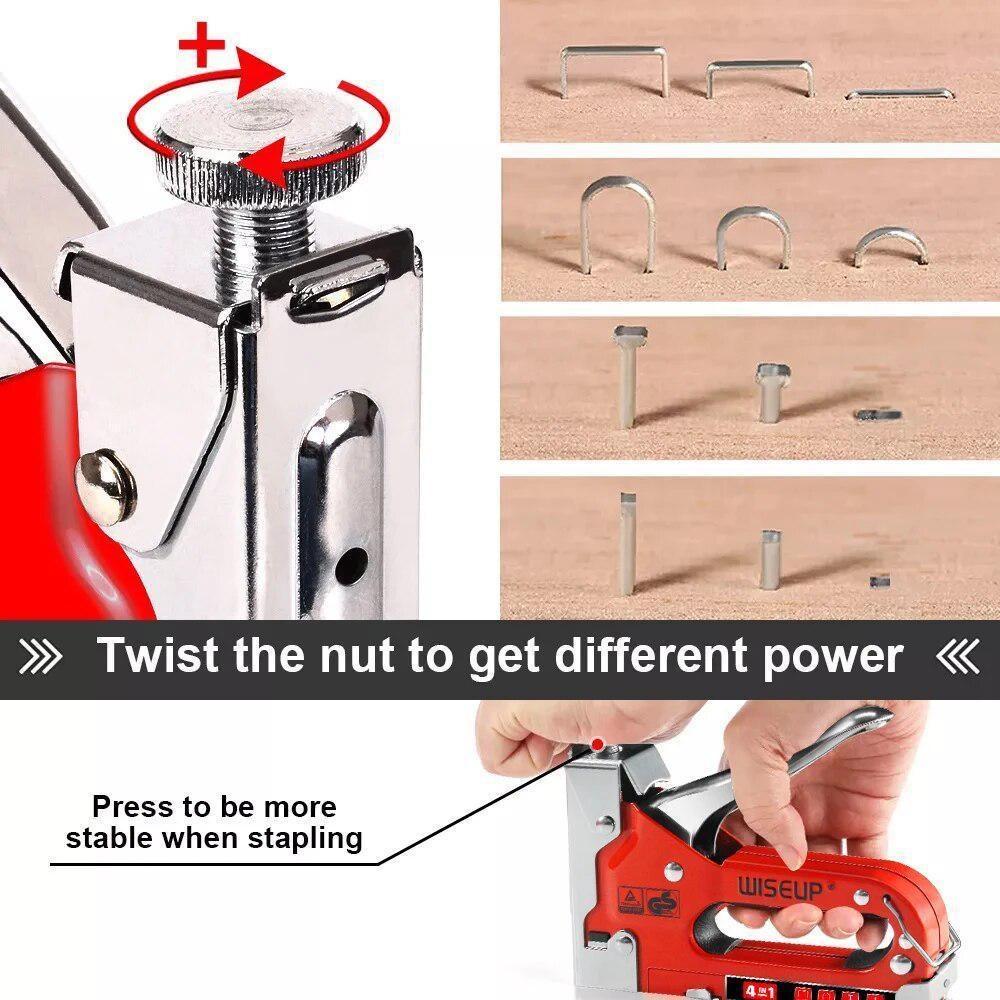WISEUP ручной гвоздезабивной пистолет степлер для деревянных рам с гвоздодером бытовой степлер для деревянной мебели своими руками строительные степлеры инструменты