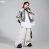 Kids Hip Hop Dance Outfit Set Boys Girls Streetwear Performance Costume With Accessories