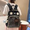 Transparent School Bag Women's Large Capacity Travel Backpack Student Computer Backpack