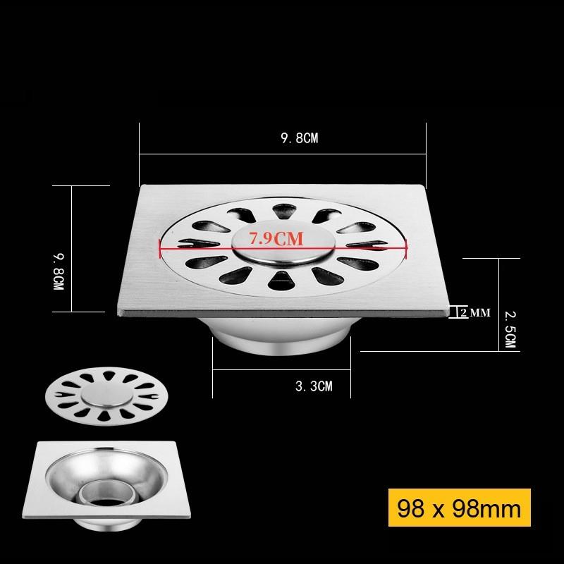 Stainless Steel Floor Drains Anti-odor Drainer Shower Strainer Cover Washing Machine Ground Leakage Kitchen Bathroom Hardware