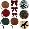 10mx1/1.5/2.5cm Christmas Velvet Ribbon Vintage Velvet Ribbons Christmas Decorations Ribbons for Gift Wrapping & Bow Making