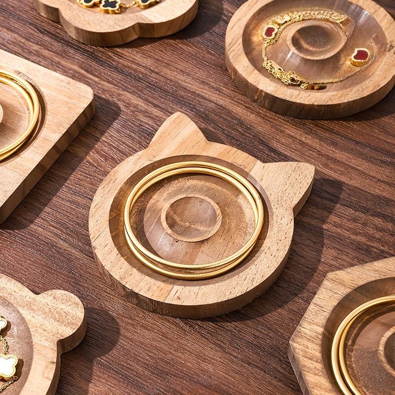Деревянная walnut пластина для хранения браслетов пластина для браслетов стойка для демонстрации браслетов браслет с бусинами пластина для браслетов