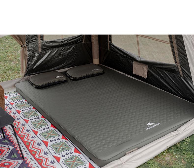 Надувная кровать для горного туризма и кемпинга на открытом воздухе со встроенным насосом – Легкий и удобный матрас