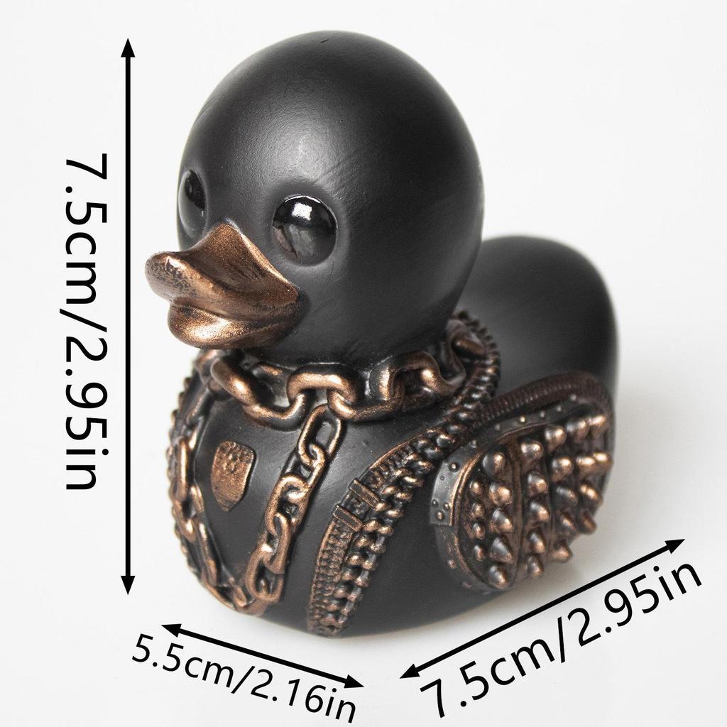 Набор фигурок уток из смолы Duckieville Punk Rock