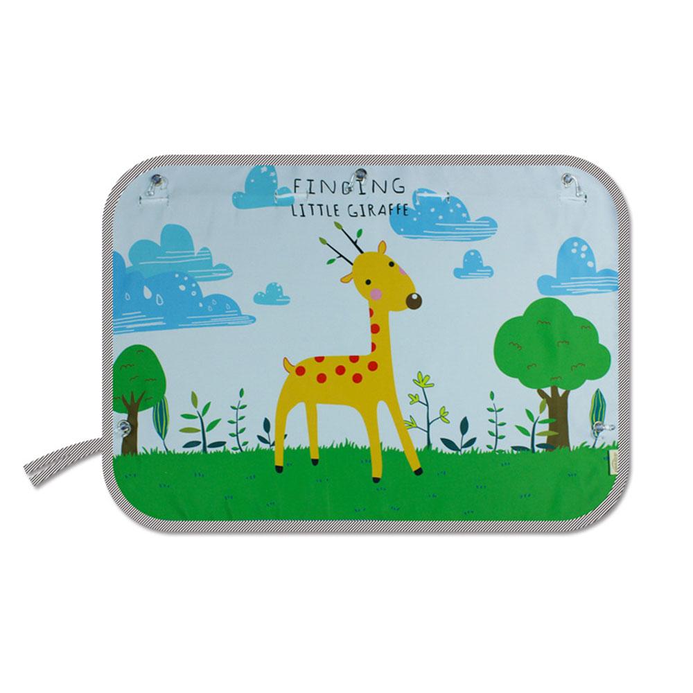 1 шт. Универсальная шторка-накладка на боковое окно автомобиля, шторка, солнцезащитный козырек на окно, защита для детей, милые мультяшные машинки