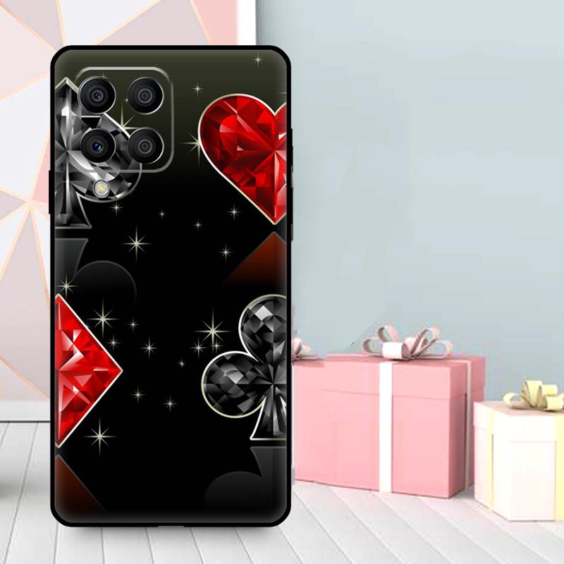 Ace of Spades Poker Case For Samsung Galaxy M36 M12 M52 M06 M16 M56 M33 M15 M55 M31 M13 M14 M53 M32 M35 M34 M54