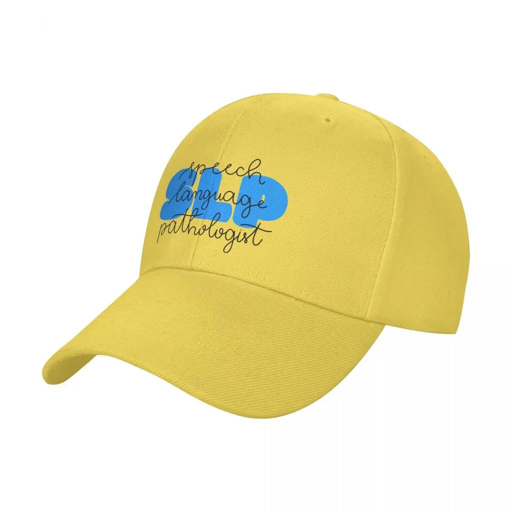 Blue Speech Language Pathologist Baseball Cap hard hat Luxury Brand beach hat Girl Unisexs
