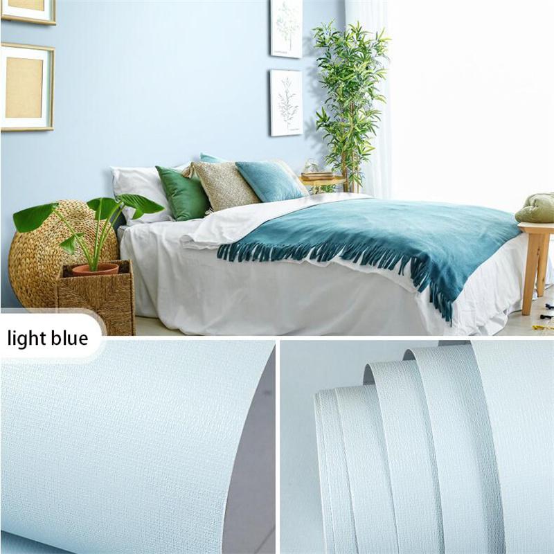 10 м макарон чистый цвет утолщается ПВХ DIY гостиная пленка самоклеящаяся настенная бумага водостойкая настенная наклейка декоративная