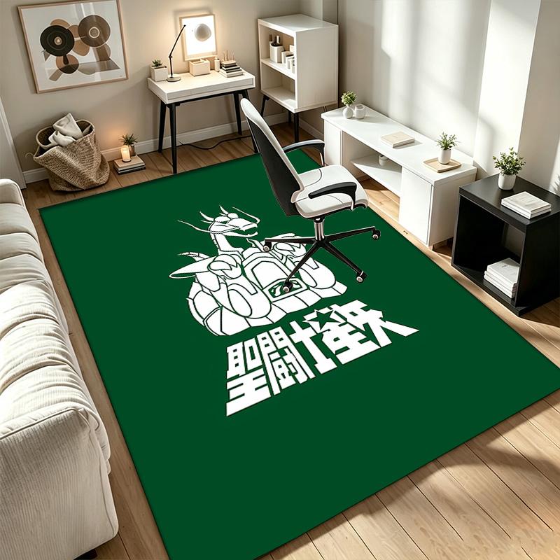Saint Seiya A A rug suitable for office chair areas living rooms and computer desks perfect for home offices and an ideal holiday gift