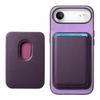 For iPhone Air Case Detachable Magnetic Card Bag Leather Phone Back Cover