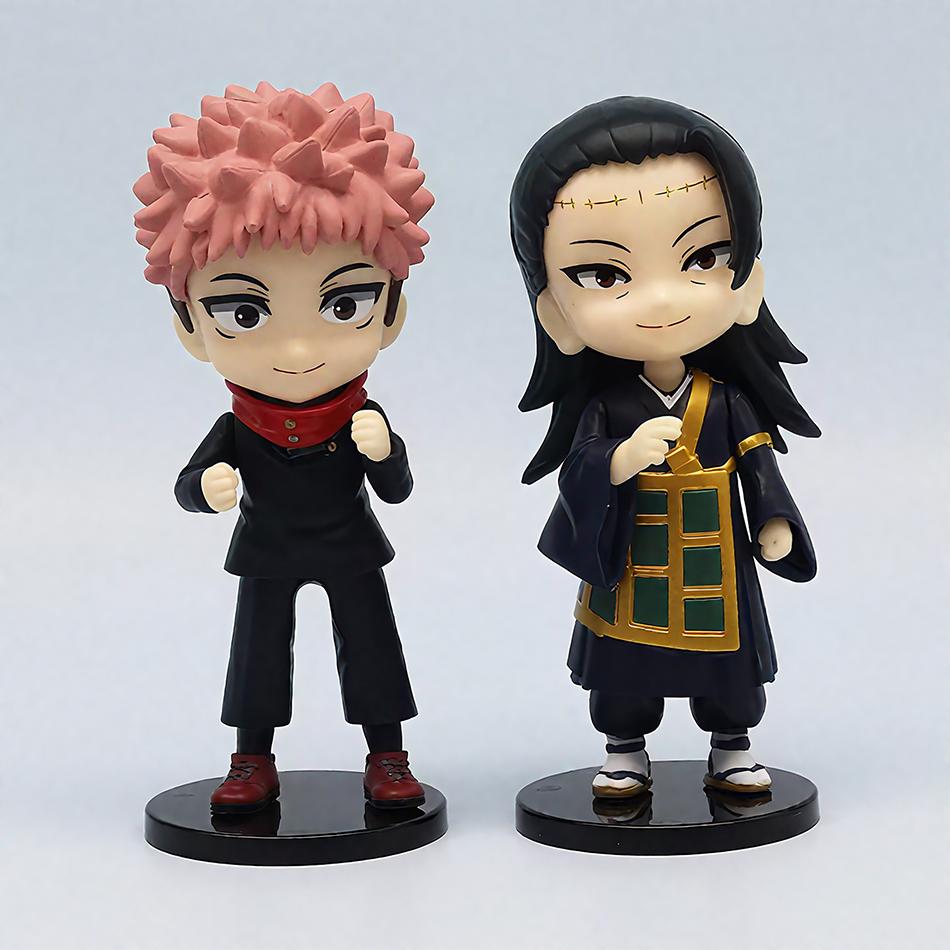 16 шт./упак. Фигурка Jujutsu Kaisen Q Posket Сатору Годжо Гэто Сугуру Юдзи 9 см Фигурка Аниме Коллекция украшение подарок на день рождения