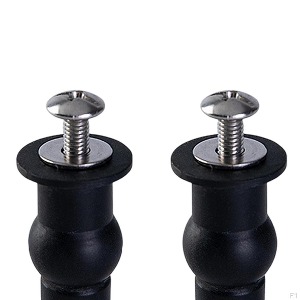 2 комплекта шурупов для сиденья унитаза болты для ванных принадлежностей быстросъемные крепежи DIY крепления