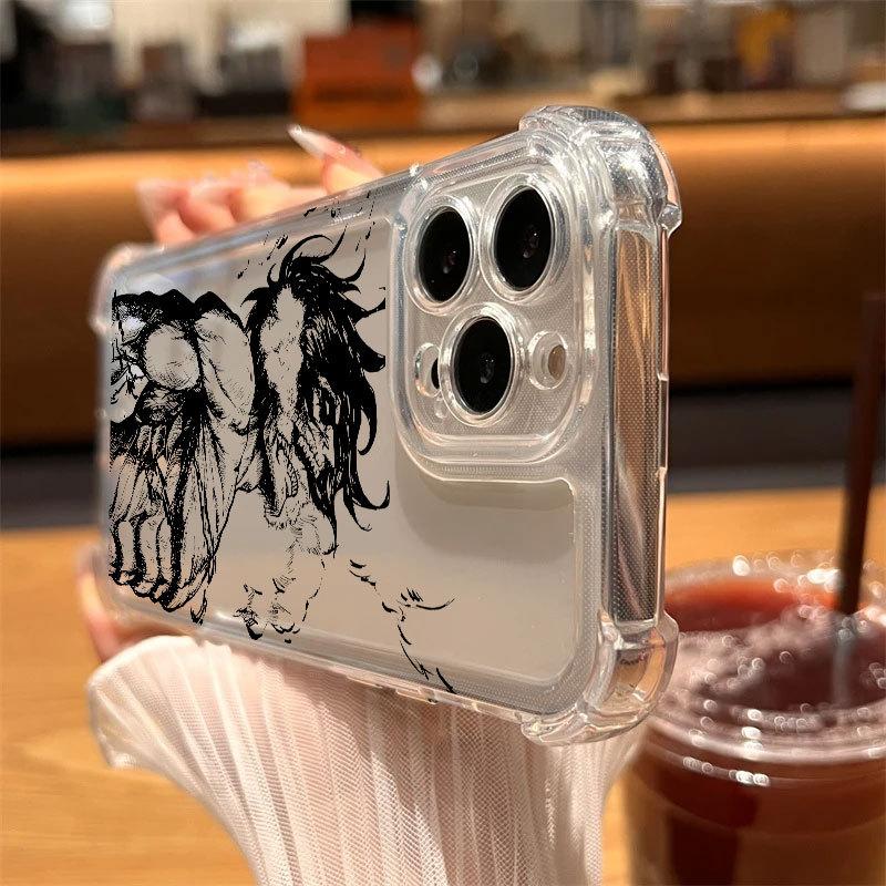 Anime A-Attack On Titan Hot Cool Clear Case For iPhone 17 16 15 14 13 12 11 Pro Max 16e 17e Air 13 15 Plus XS XR X 8 Phone Cover
