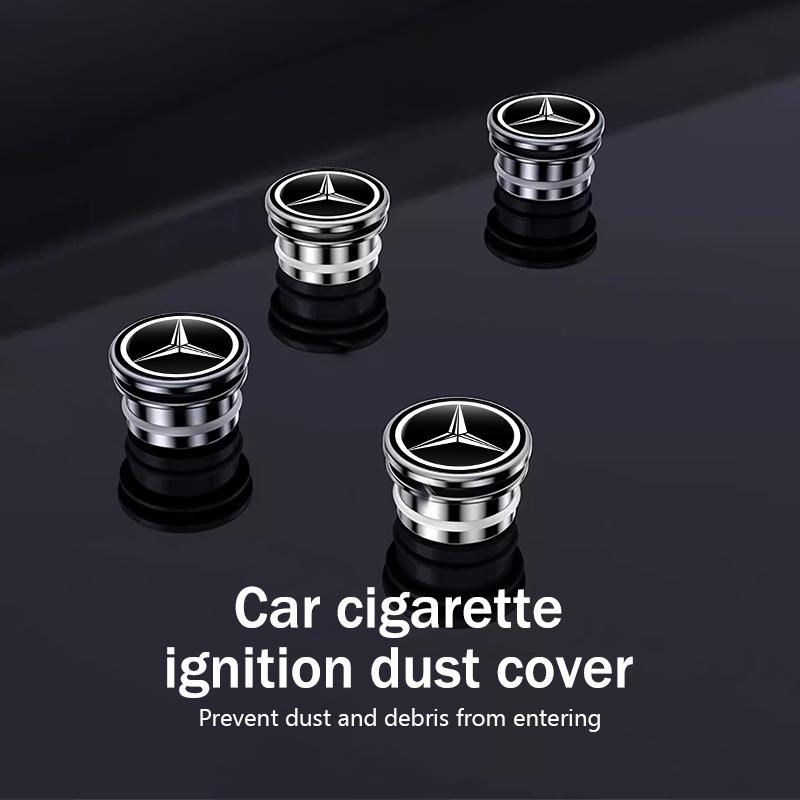 WLX4 For Mercedes Benz Car Cigarette Lighter Cover DustProof Decoration Cap W202 W212 W126 W140 W168 W177 CLS GLE GLC GLS CLA