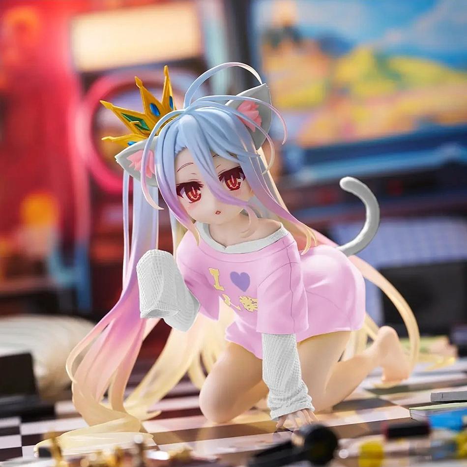 Новая 13СМ Аниме NGNL No Game No Life Фигурка Белая Аниме ПВХ Аниме Фигурки Экшн Модель Коллекция Украшение Аниме Модель Игрушка Подарок