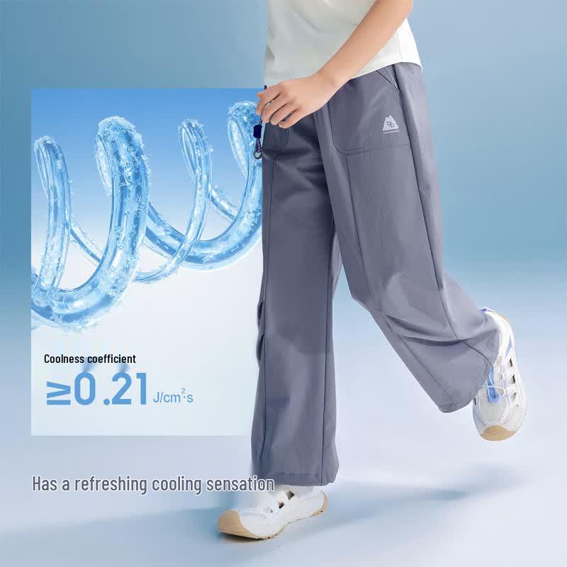 Balabala Girls' Lightweight Quick-Dry Cargo Pants