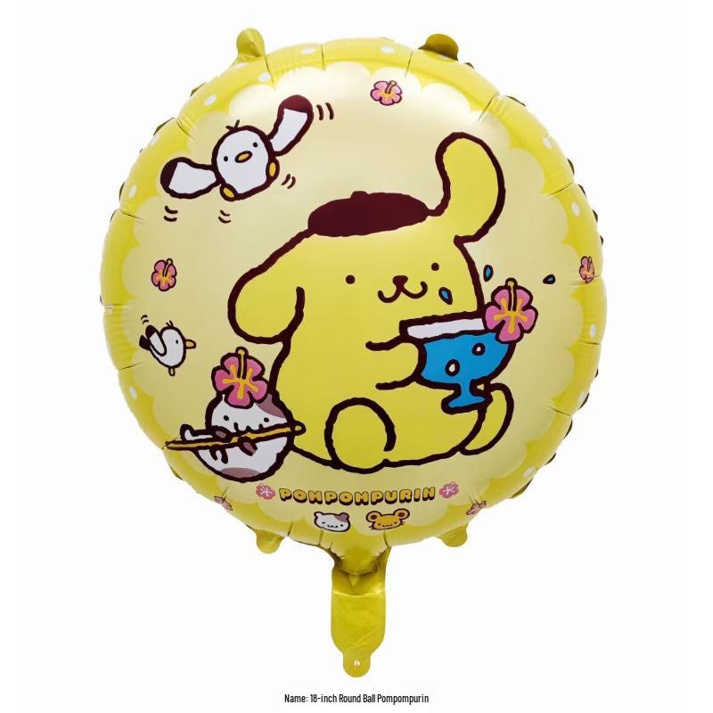 Мультяшные шары Sanrio: Украшения для вечеринки с Синнамороллом, Куроми, Мой Мелоди