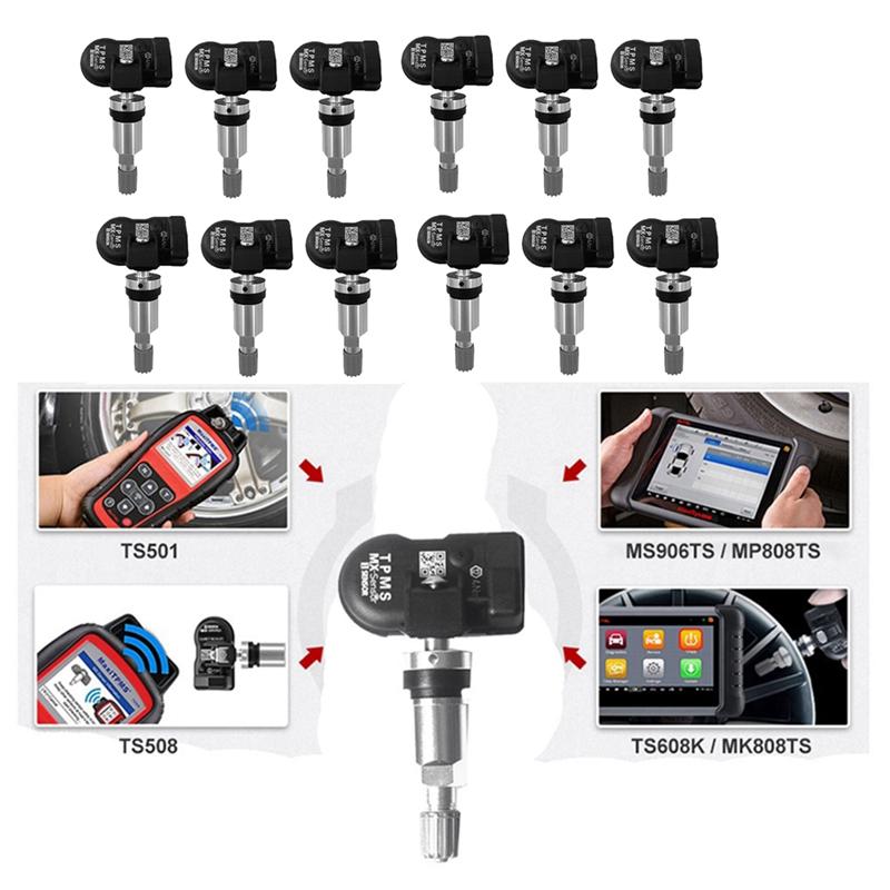 Программирование датчика TPMS 315/433 МГц Универсальный 2-в-1 Mx-Sensor Система контроля давления в шинах Ремонтный инструмент Для-Autel