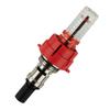 High-quality Divider One-way Red+Silver Separator Thread Control Temperature Floor Heating Water Flow Indicator