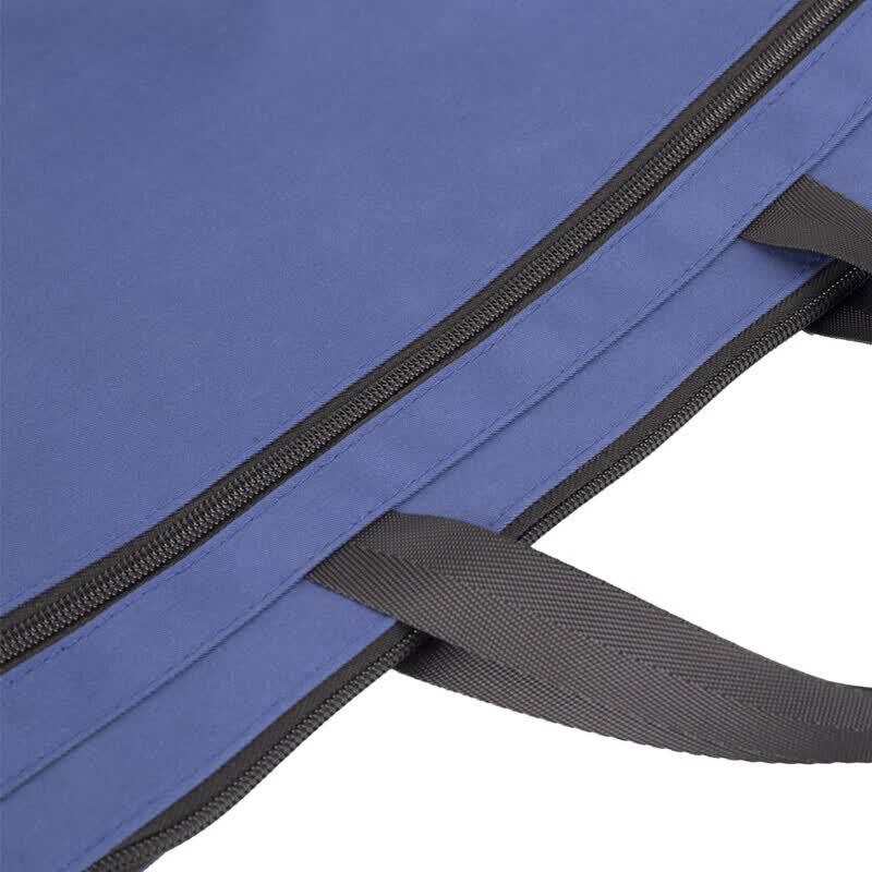 Deli A4 Double-Layer Canvas Zipper Document Bag
