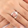 Natural Peach Moonstone Gemstone 925 Sterling Silver Boho Jewelry Handmade Ring RR-68-30