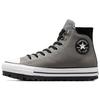 All Star Thick Claw Star Ankle Patch Non-Slip Waterproof High-Top Skate Shoes Unisex Sneakers Silver Gray A05575C