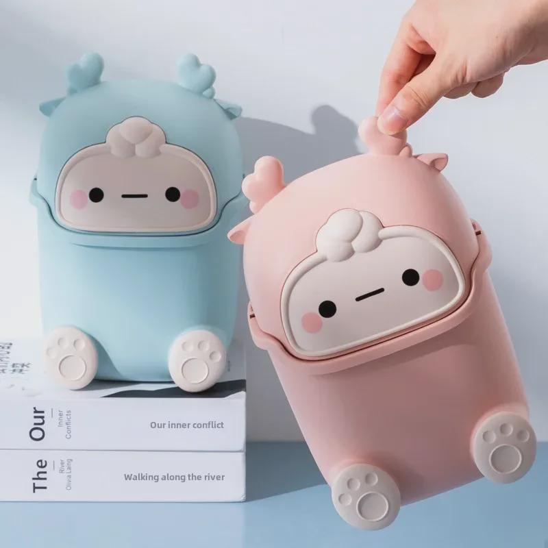 Компактный настольный мусорный бак Monster - пластиковая мини-корзина для мусора для дома или офиса