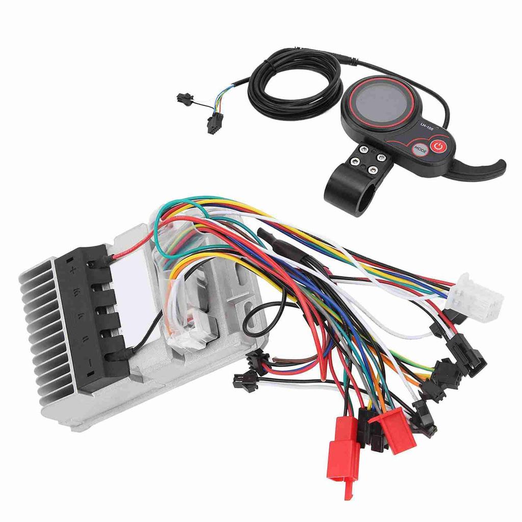 48 В 60 В 500 Вт бесщеточный контроллер двигателя LH100 ЖК-дисплей набор 3 режимов синусоидального контроллера комплект для