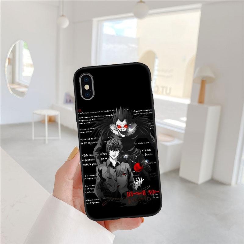 LO30 Чехол-бампер Death Note для Samsung Galaxy S20 S21 S22 Ultra FE + Plus A21S A22 A24 A25 A26 A30 A30S A31
