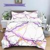 1PC Abstract marble pattern Bedding Quilt Set Quilt Cover Pillowcase Home Decoration Birthday Gift (1 * duvet cover + 2 * pillowcase, without core)