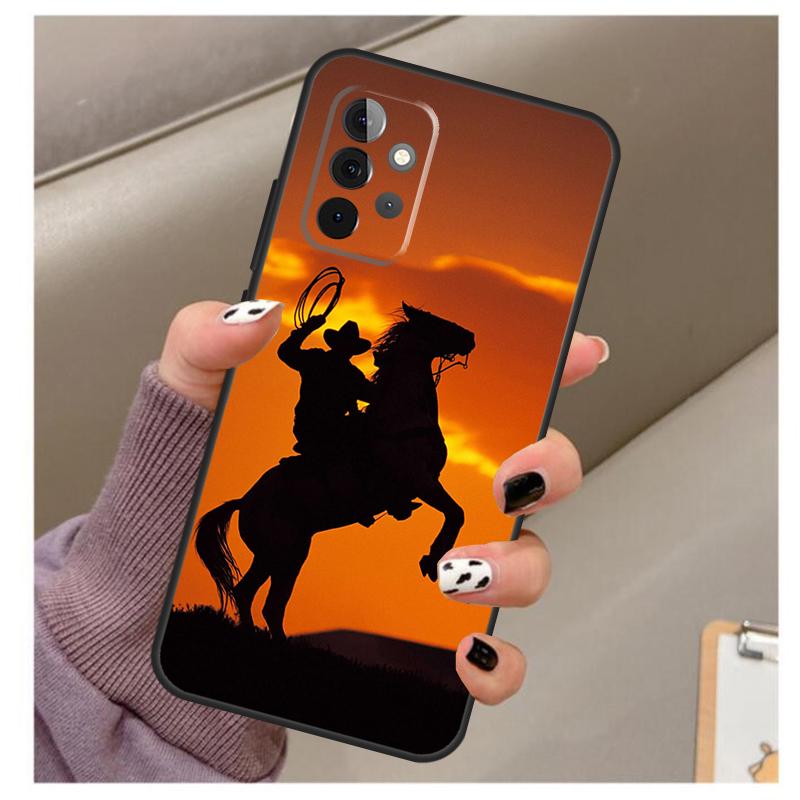 Cowboy Case For Samsung Galaxy A34 A54 A14 A24 A53 A33 A23 A13 A15 A25 A52 A32 A22 A12 A51 A71