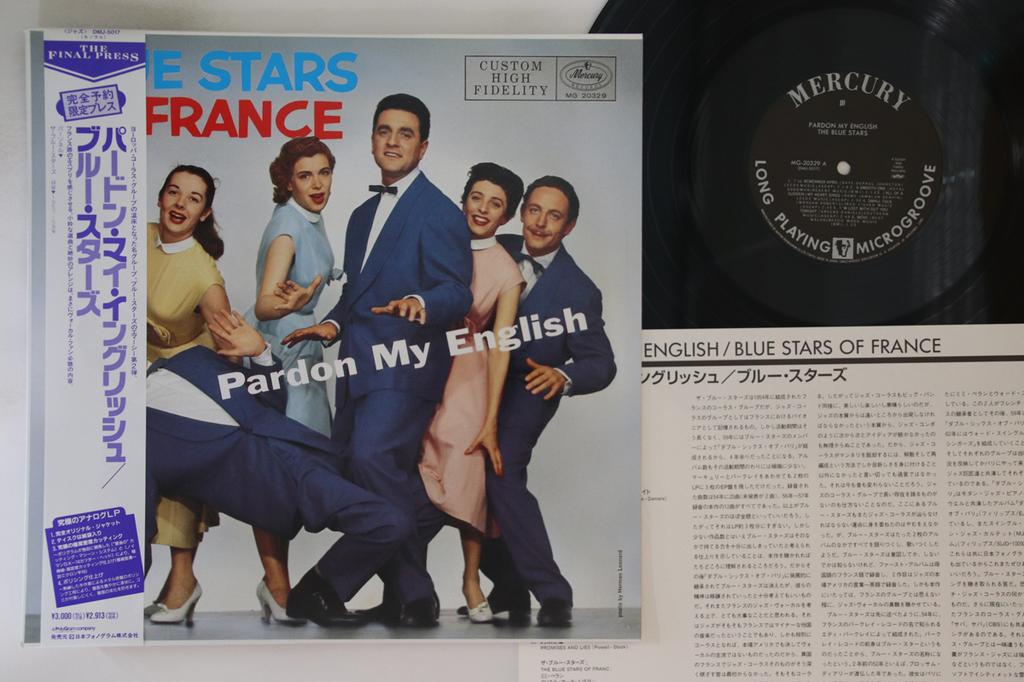 LP Record BLUE STARS OF FRANCE Pardon My English DMJ5017 MERCURY 1991 Japan Obi Jazz Used