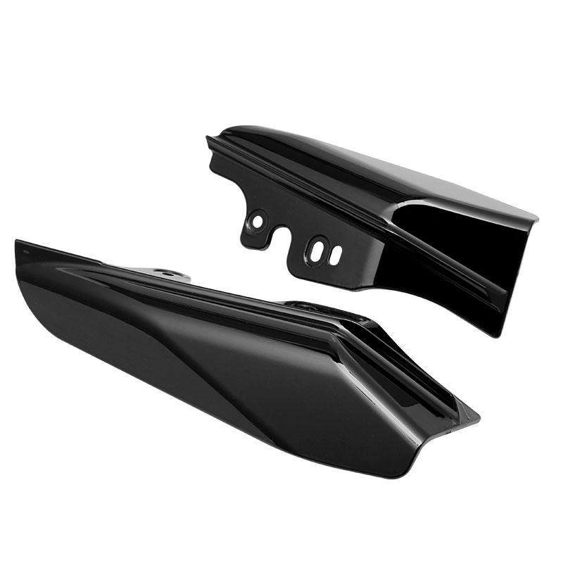 Motorcycle Black Mid-Frame Air Deflector For Harley Touring Street Electra Glide Road King FLHR FLHX FLTR FLHT FLHRS 2001-2008