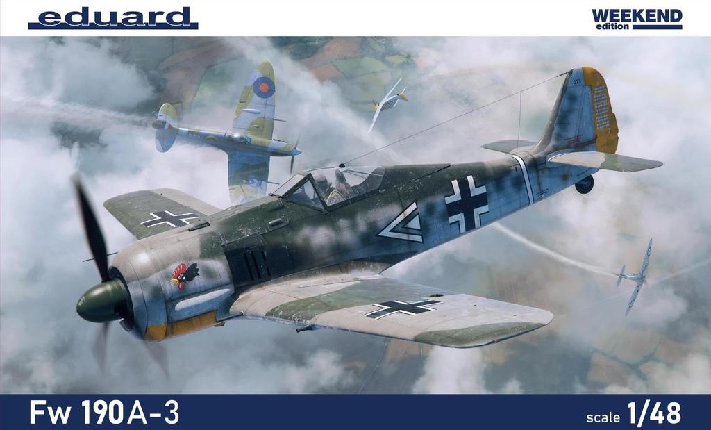 eduard Пластиковая модель Weekend Edition EDU84205 1/48 Fw190A-3 (Самолет)