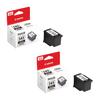 Genuine Canon Black Ink Cartridges of for PIXMA and TR4530 Printers BC-345 (Set 2) TS203, TS3130, TS3130S, TS3330,