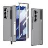 Чехол-подставка с магнитной петлей для Samsung Z Fold7 со слотом для стилуса и защитой от падений