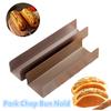 Multifunctional Non-Stick U-Shape Cookie Mold Carbon Steel Non-Stick Diy Pork Chop Bun Mold Rectangle Homemade Bread Mold Cake