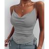 2025 New Fashion Clothes Women's Summer Tops Casual Sleeveless Blouses Slim Fit Club Wear Tops Ladies V-neck Elegant Camisoles Vest