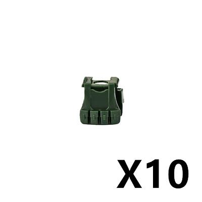 Military Soldiers Fighter Tactical Vest Accessories Building Block Rebound Clothes Armor Bricks Gift Toys For Children J083