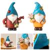 Resin Gnomes Garden Decor Garden Gnomes Statue Outdoor Gnome Decor Outdoor Garden Gnome for Patio Lawn Ornaments