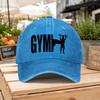 New Fitness Weightlifting Gym Washed Baseball Cap Unisex Casual Wear Hat Couple Casual Accessory Style Easy Fashion Duckbill Cap