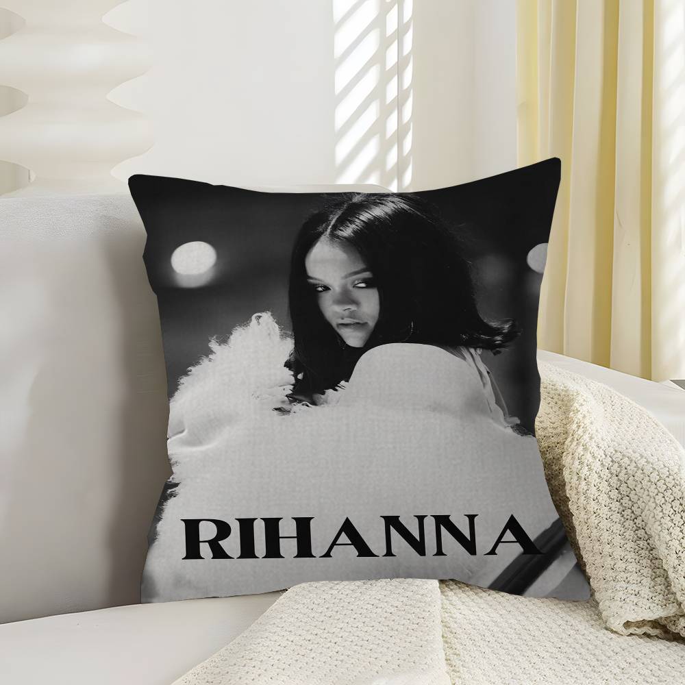 Singer R-Rihanna Cushion Cover Car Throw Pillow Case For Sofa Car Christmas Gift 40X40Cm 45X45Cm