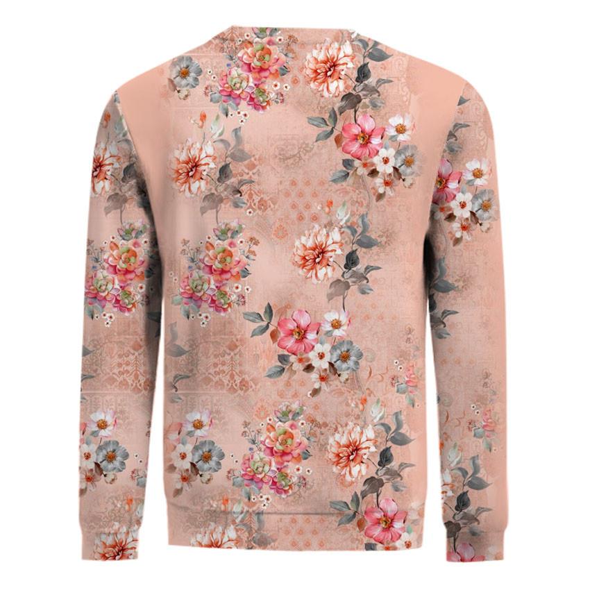 Мужская толстовка с принтом на открытом воздухе, свободная с длинными рукавами и этническим принтом