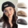 Stylish Knitted French Beret Hat Breathable Solic Color Spring Autumn Retro Beret Cap for Women Girls Painter