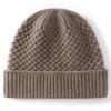 Autumn and winter hats, women's cashmere knitted hats, small-faced couples' wool hats, warm covers, thickened cold hats