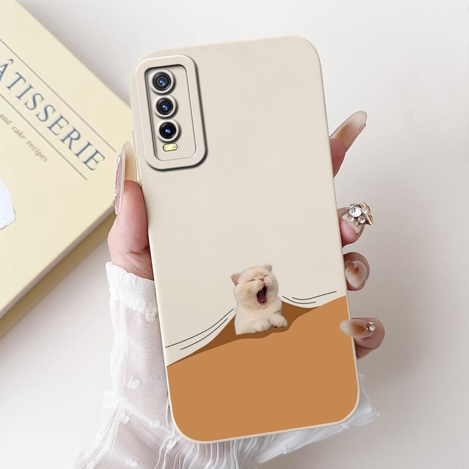 Для Vivo Y11S Y12S Y20 2021 Чехол Vivo Y20a Y20g Y20i Y20S Y20t Элегантный Принт Защита Камеры Мягкий Силикон Чехлы для Телефона