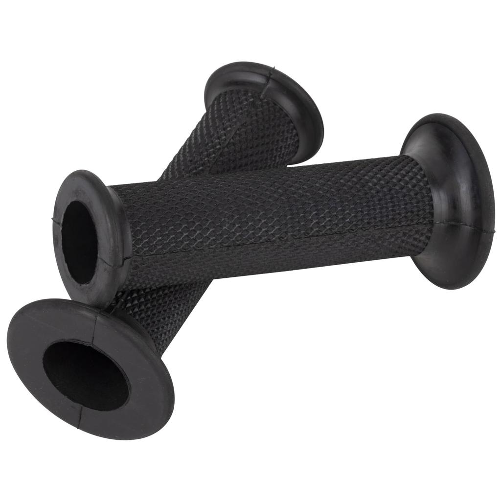 Kijima 201-202 Мотоциклетные запчасти Резиновая ручка Черная 4,5 x 0,9 дюйма (114 x 22.2 мм) Сквозной тип